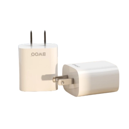 Sạc BWOO 2 cổng USB-A kèm cáp Type-C US CDA64VC 1